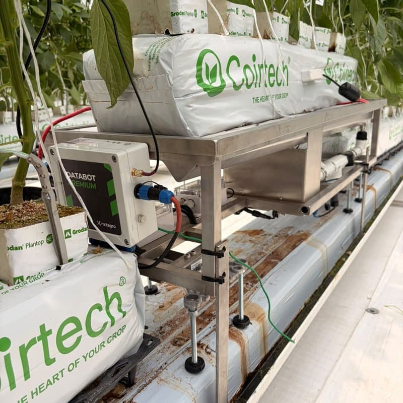 Databot bajo la cama de cultivo